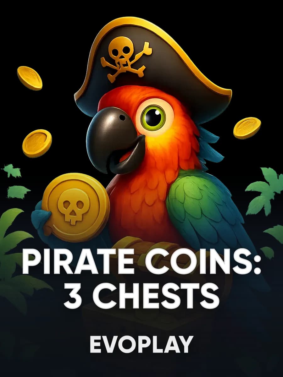 Pirate Coins: 3 chests