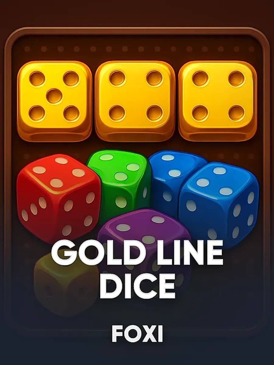 Gold Line Dice