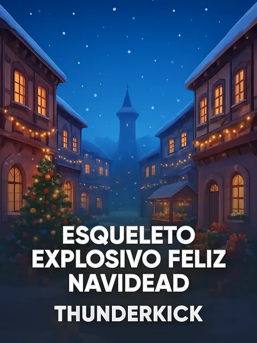 Esqueleto Explosivo Feliz Navidead