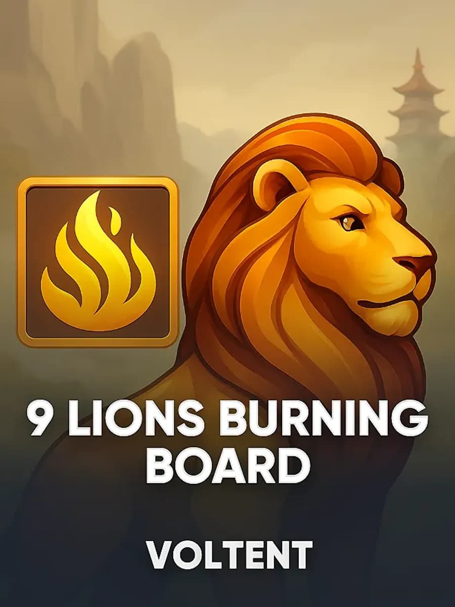 9 Lions Burning Board
