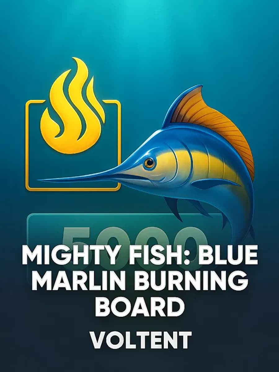 Mighty Fish: Blue Marlin Burning Board
