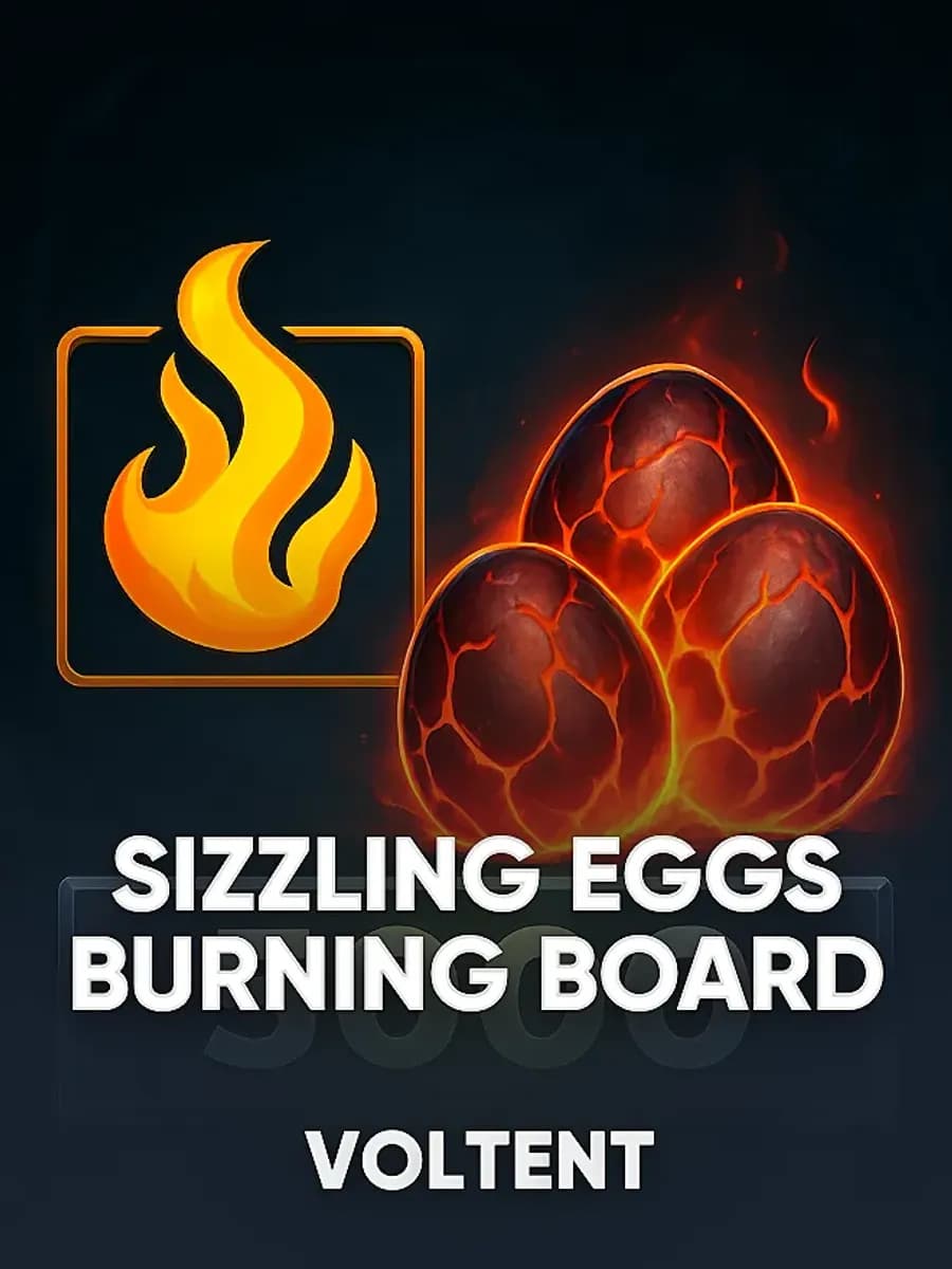 Sizzling Eggs Burning Board